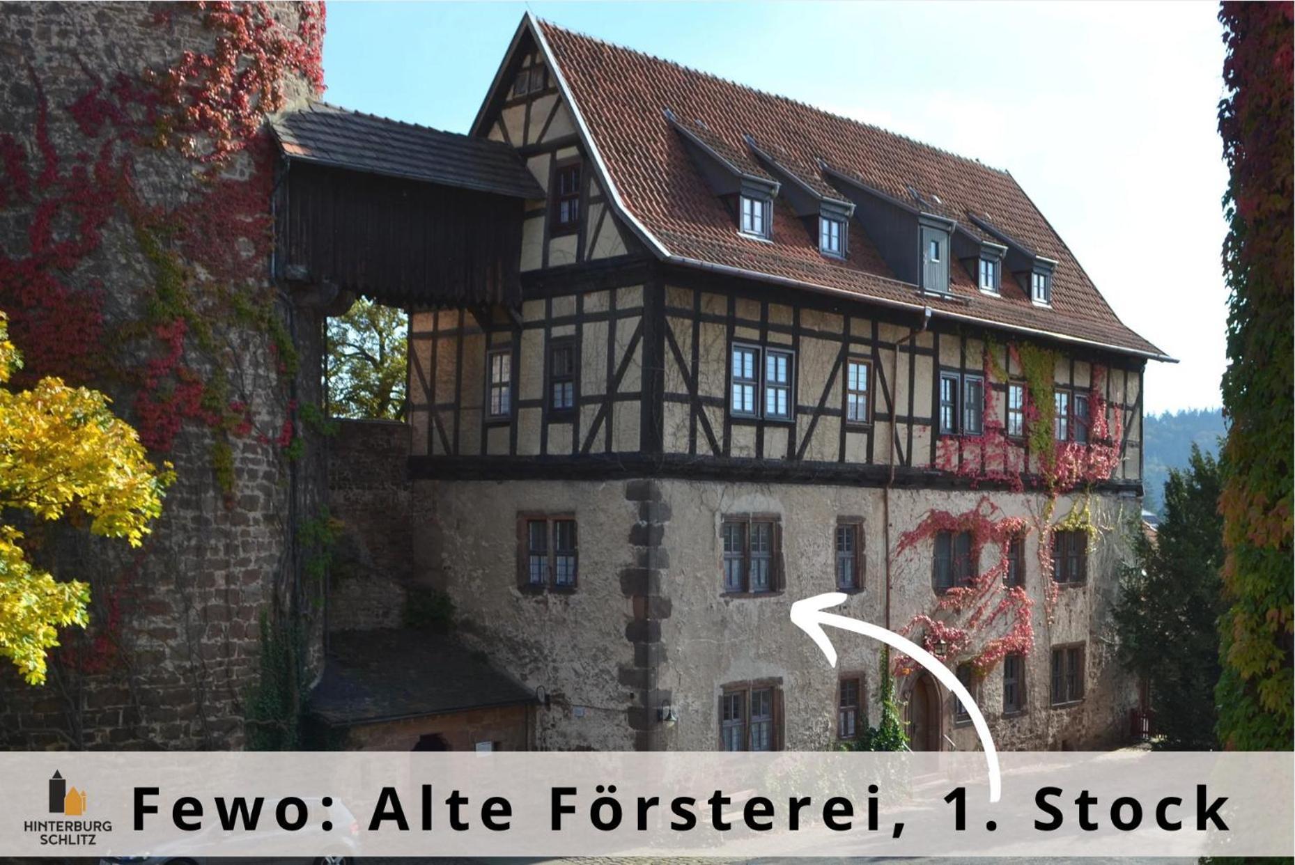 Alte Foersterei - Elegantes Apartment In Der Historischen Hinterburg Schlitz - Nahe Fulda Und Bad Hersfeld Exteriér fotografie